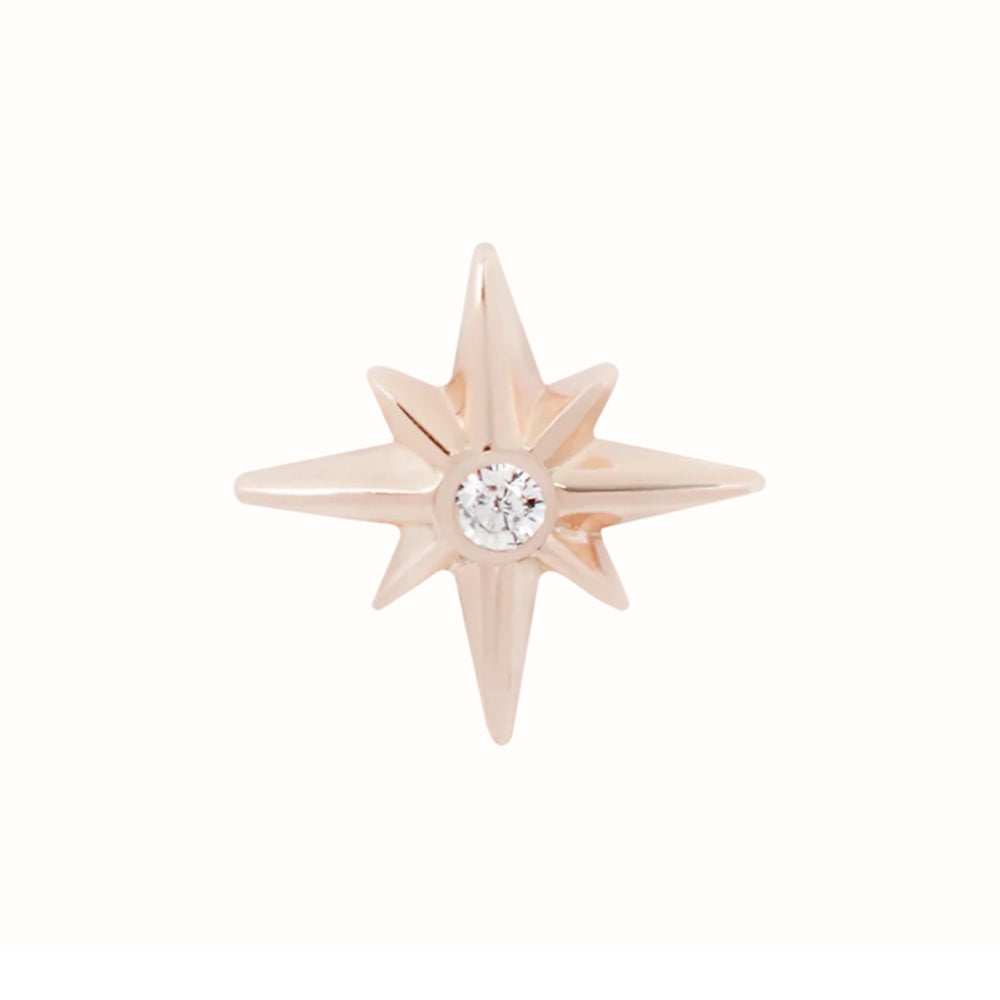 threadless: "Sparklier Motion" End in Gold with CZ