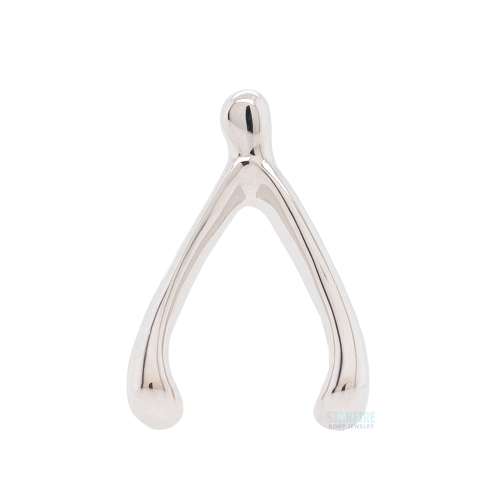 Wishbone Threaded End in Gold & Platinum