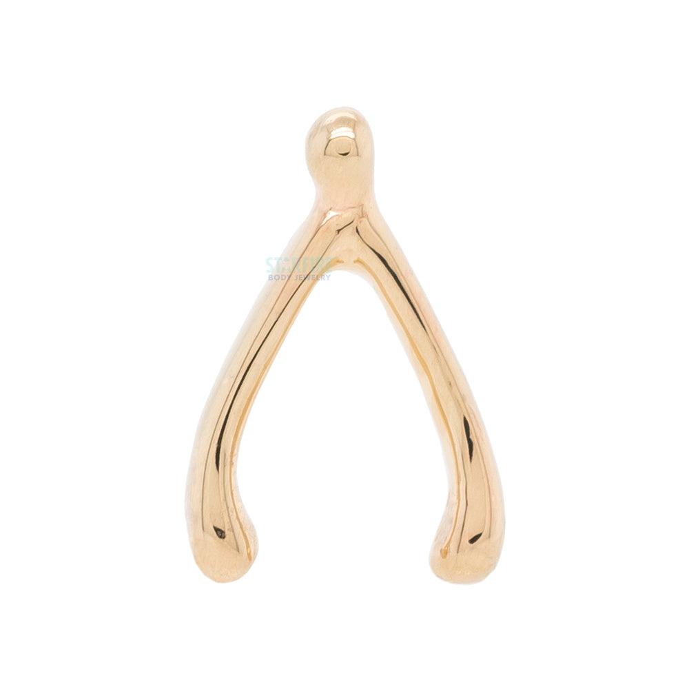 threadless: Wishbone Pin in Gold & Platinum