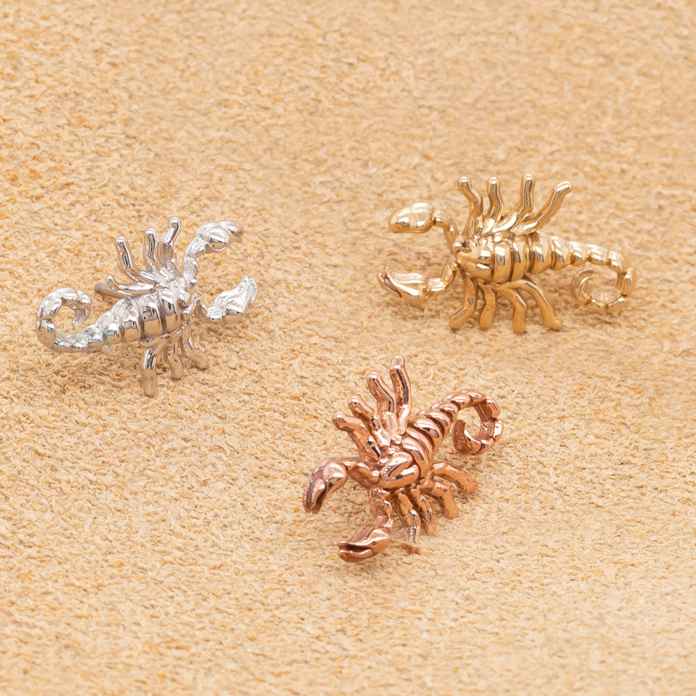 threadless: Scorpion Pin in Gold