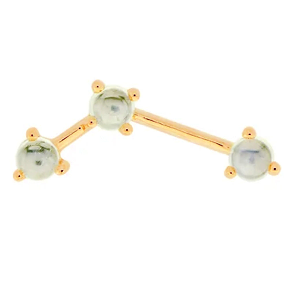 threadless: "Astera 3" End in Gold with Moonstone