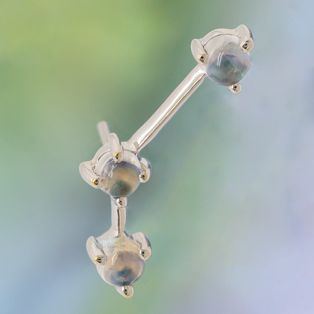 threadless: "Astera 3" End in Gold with Moonstone