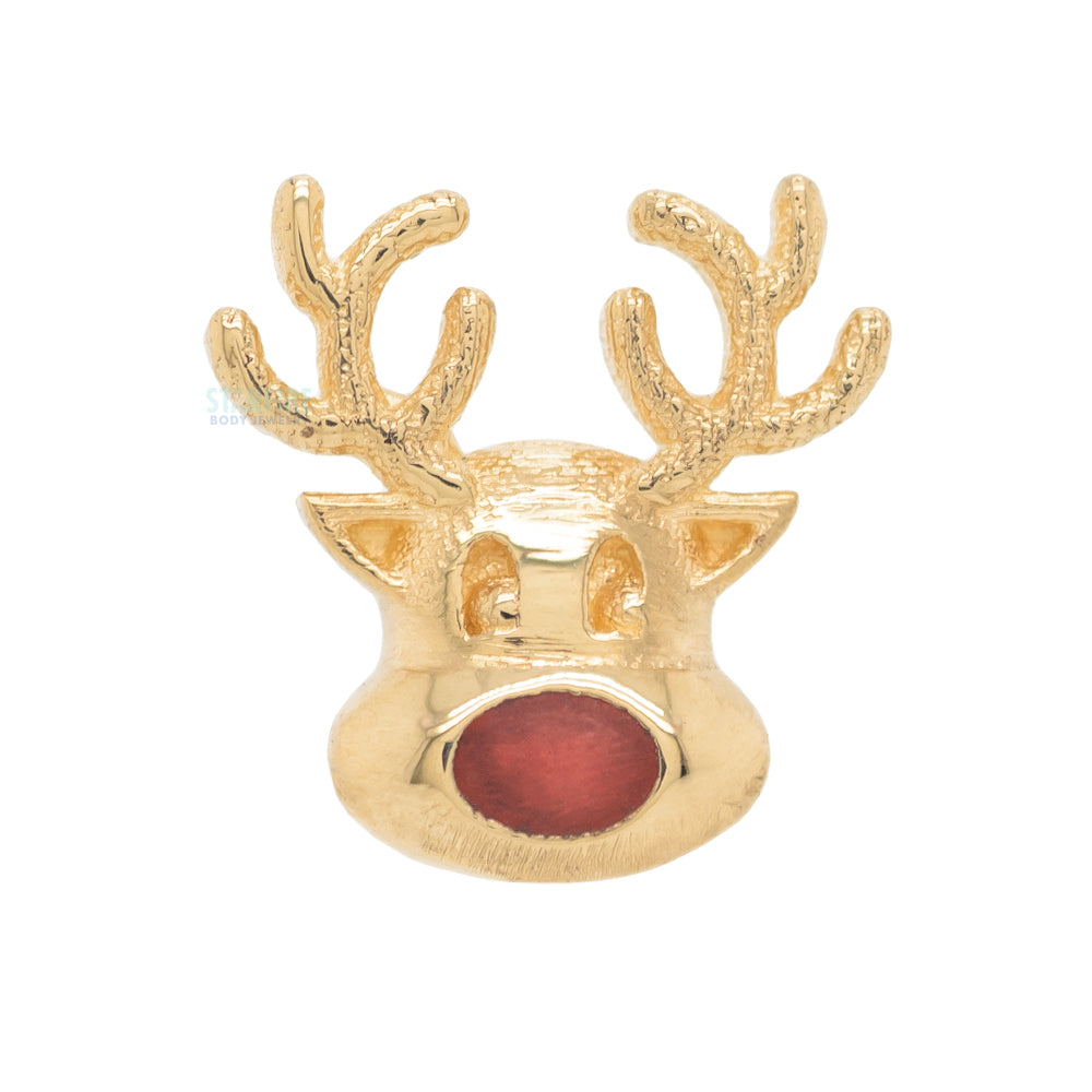 threadless: Reindeer End in Gold