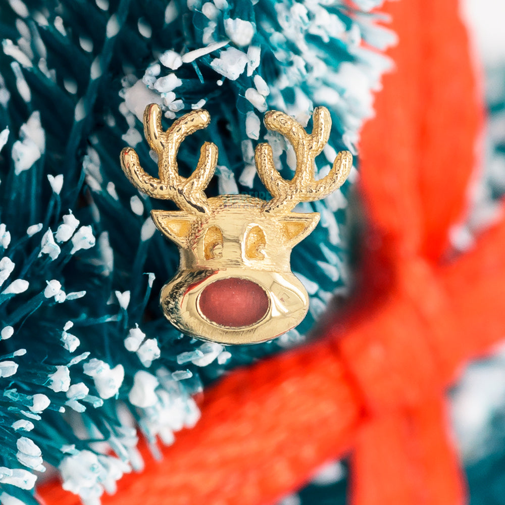 threadless: Reindeer End in Gold