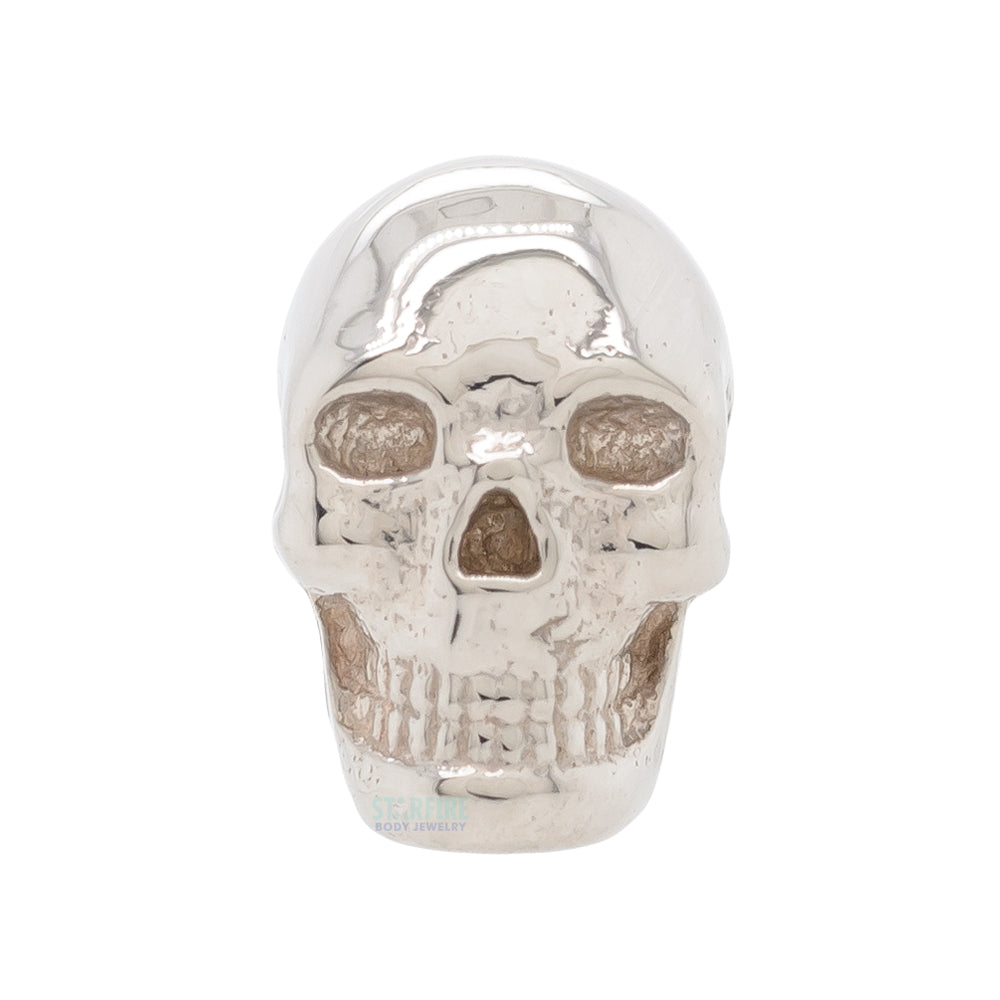 Skull Threaded End in Gold