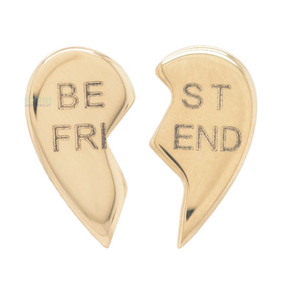 threadless: "BFF" Best Friends Forever End in Gold