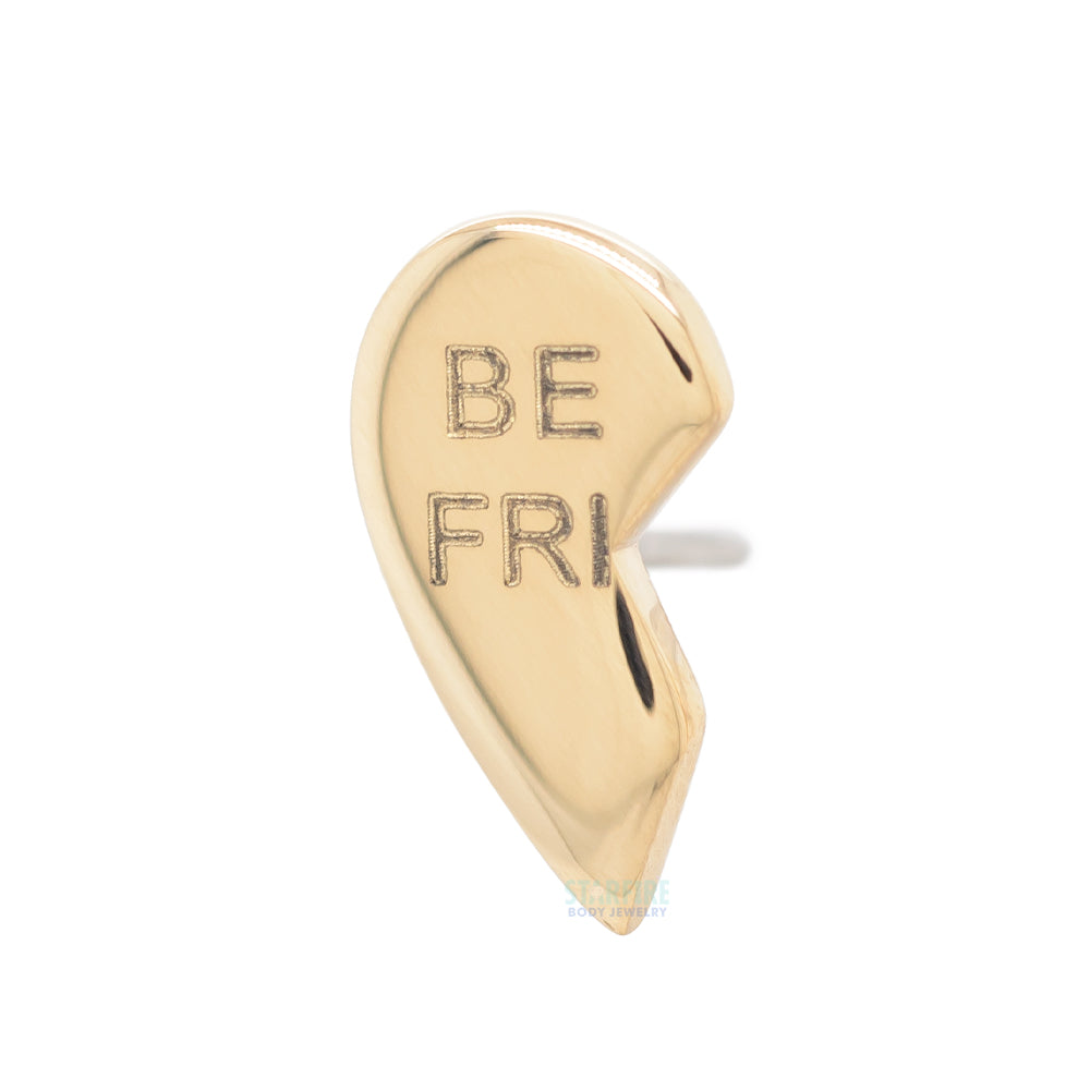 threadless: "BFF" Best Friends Forever End in Gold