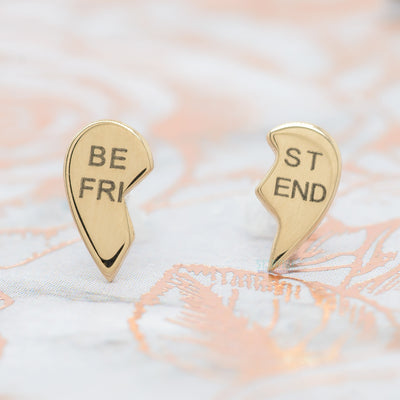 threadless: "BFF" Best Friends Forever End in Gold