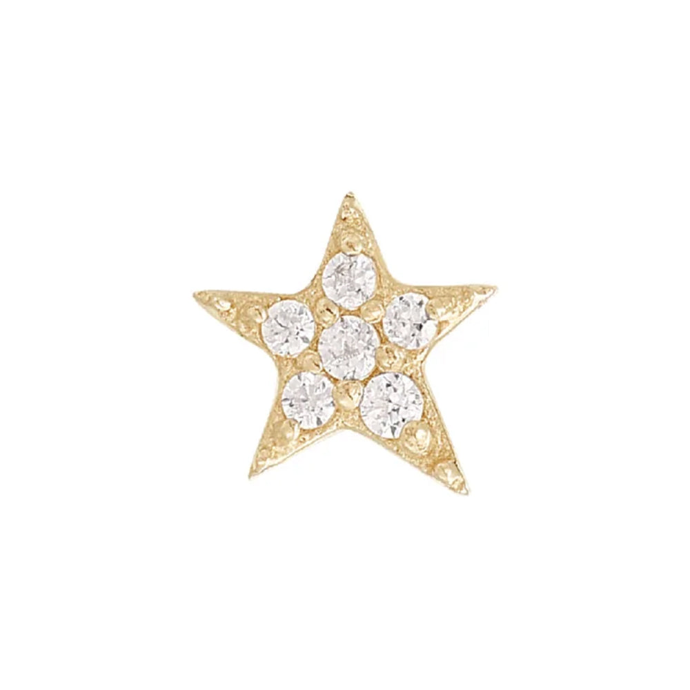 threadless: "All Night Long" End in Gold with CZ's