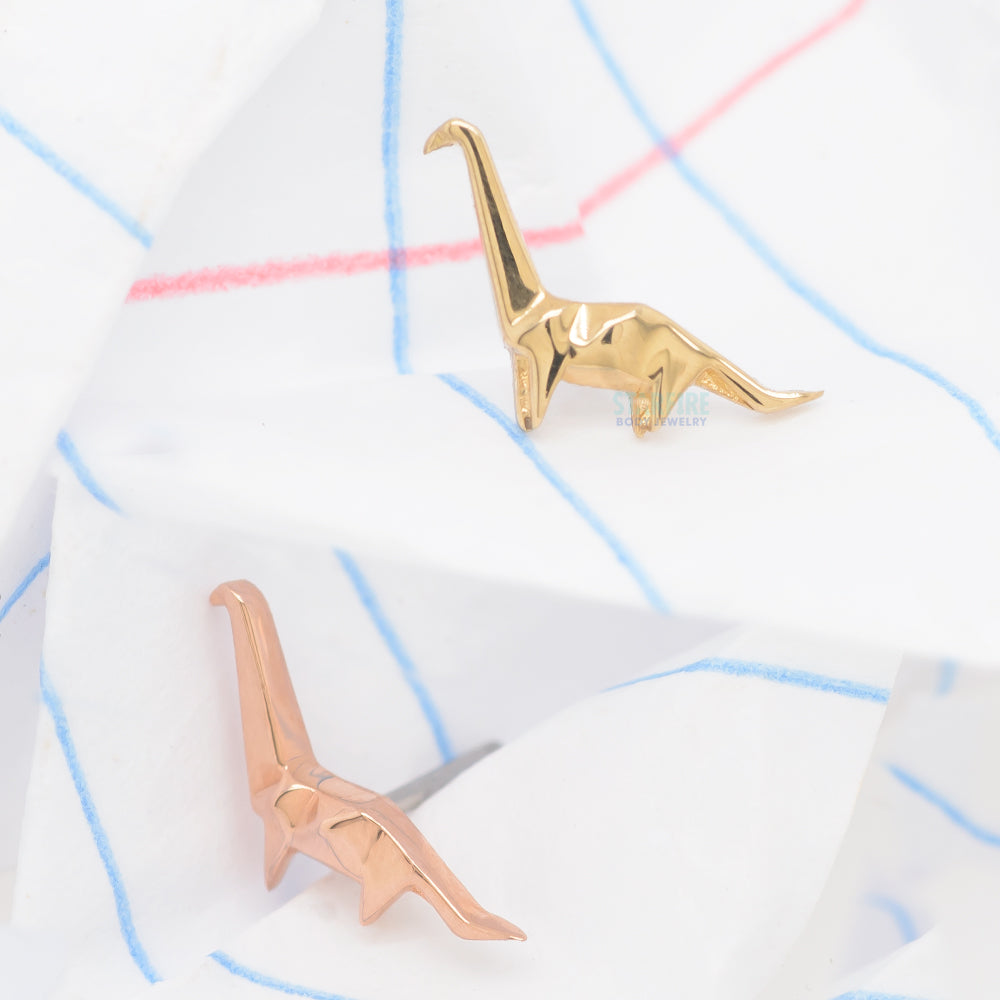 threadless: "Paper-a-saurus" End in Gold
