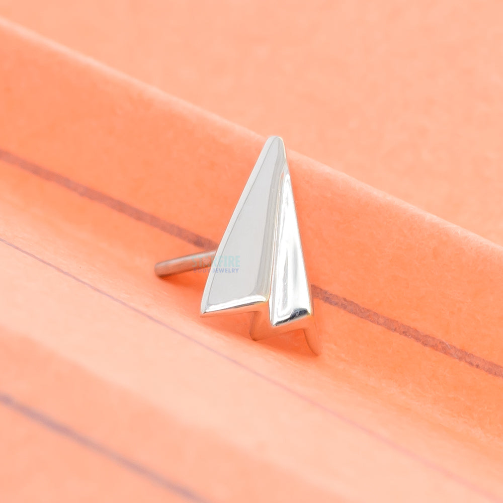 threadless: Paper Plane End in Gold