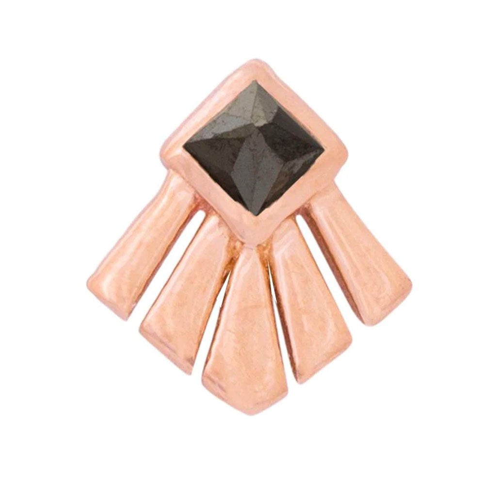 threadless: "Aurora" Pin in Gold with Gemstone
