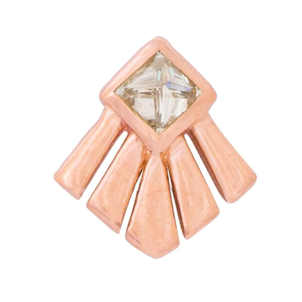 threadless: "Aurora" Pin in Gold with Gemstone
