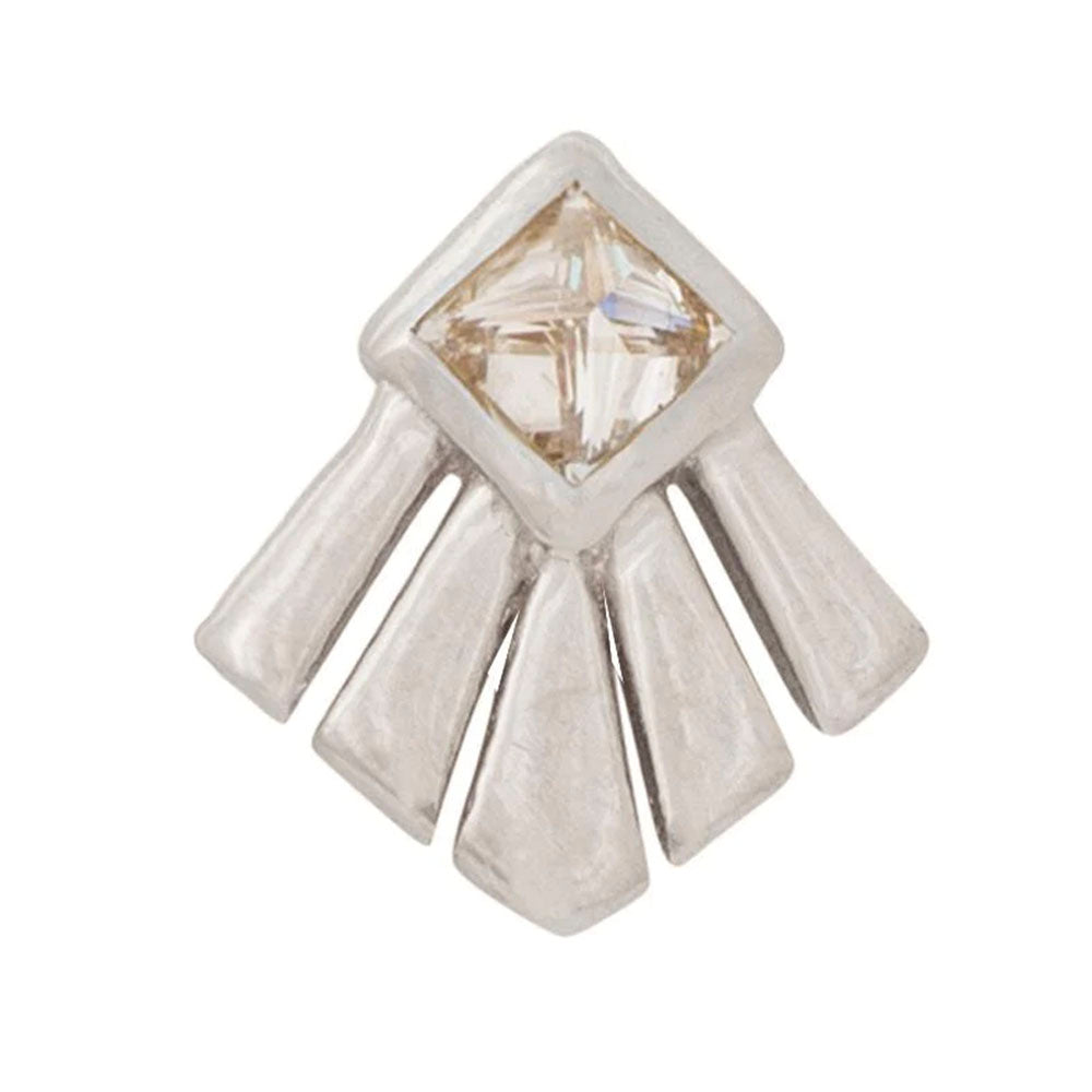 threadless: "Aurora" Pin in Gold with Gemstone