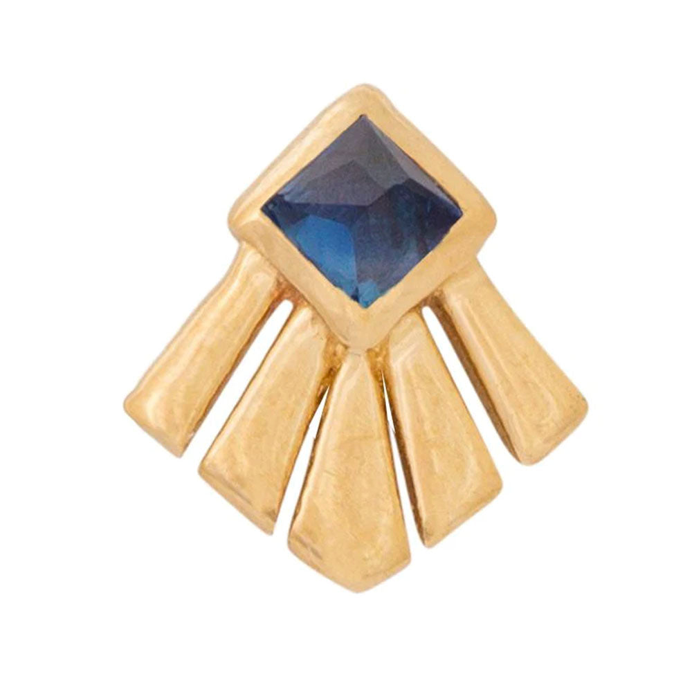 threadless: "Aurora" Pin in Gold with Gemstone