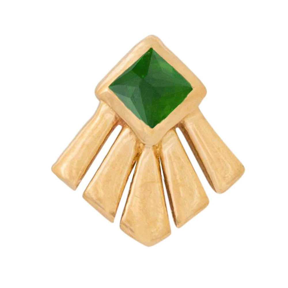 threadless: "Aurora" Pin in Gold with Gemstone