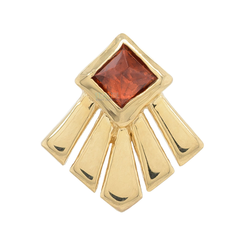 threadless: "Aurora" Pin in Gold with Gemstone