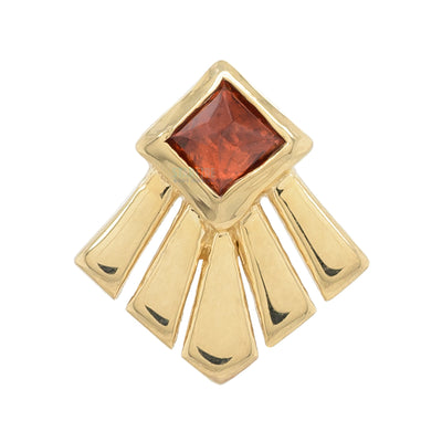 threadless: "Aurora" Pin in Gold with Gemstone