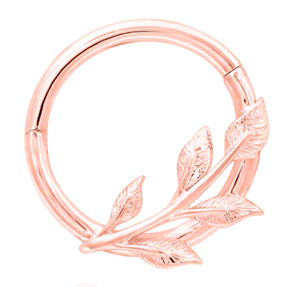 "Terra" Hinge Ring / Clicker in Gold
