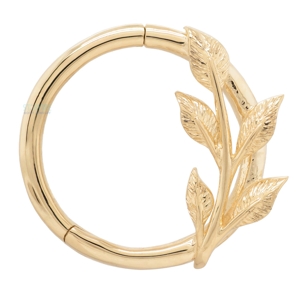 "Terra" Hinge Ring / Clicker in Gold