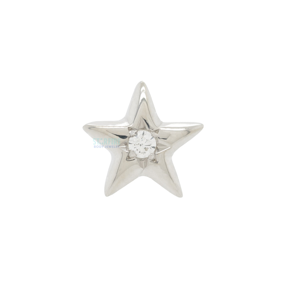 threadless: "Stellar" End in Gold with CZ
