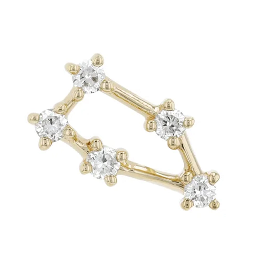 threadless: "Zodiac" End in Gold with Diamonds