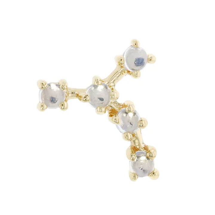 threadless: "Zodiac" End in Gold with Moonstone