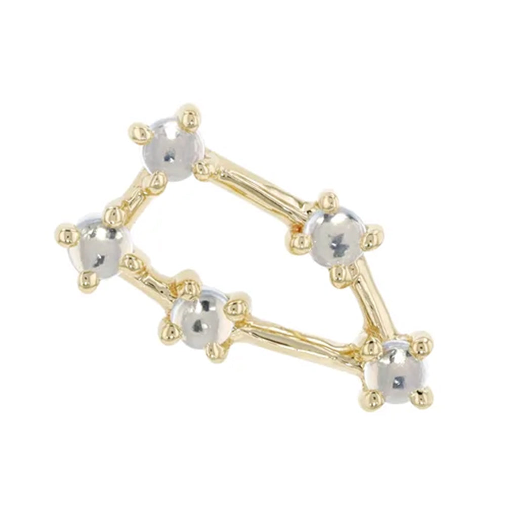 threadless: "Zodiac" End in Gold with Moonstone