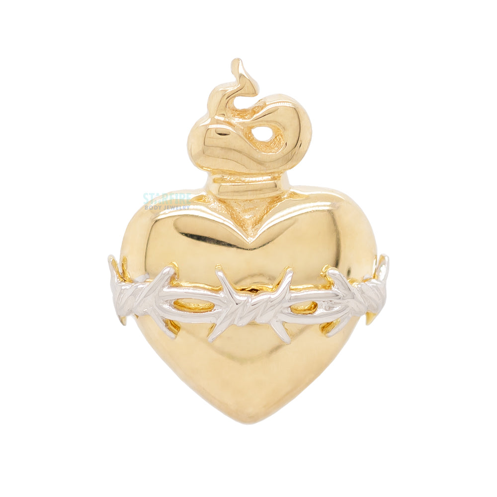 threadless: "Sacred Heart" End in Gold