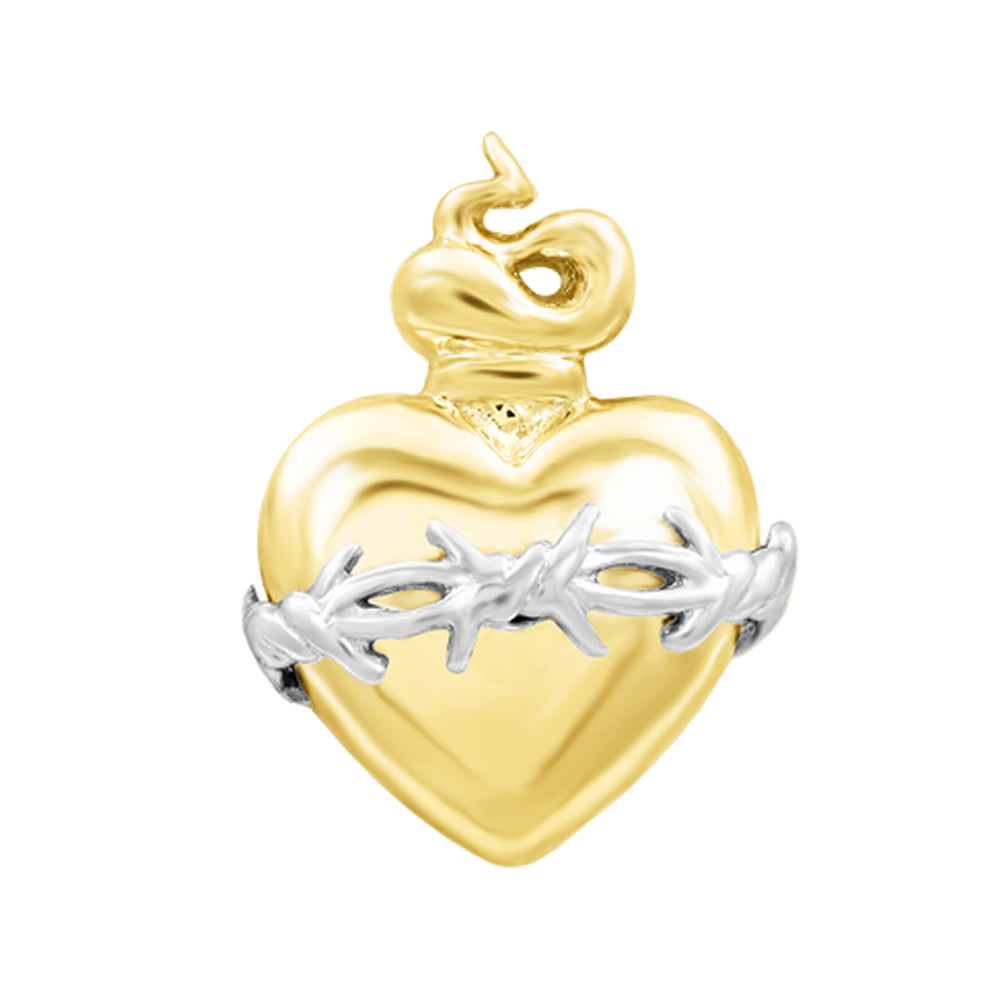 threadless: "Sacred Heart" End in Gold
