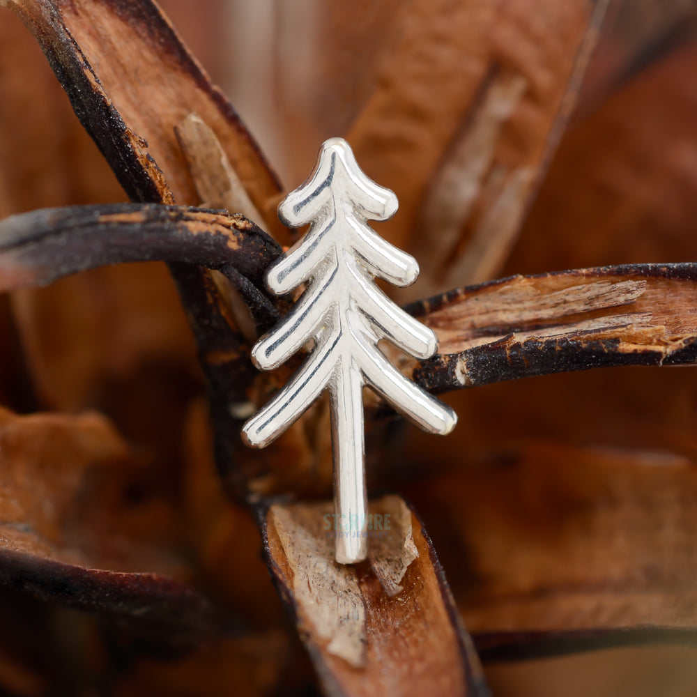threadless: "Evergreen" Pin in Gold