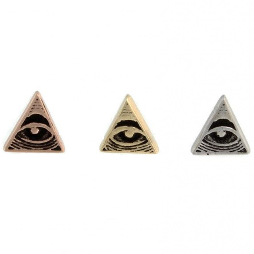 threadless: "Illuminati" Pin in Gold