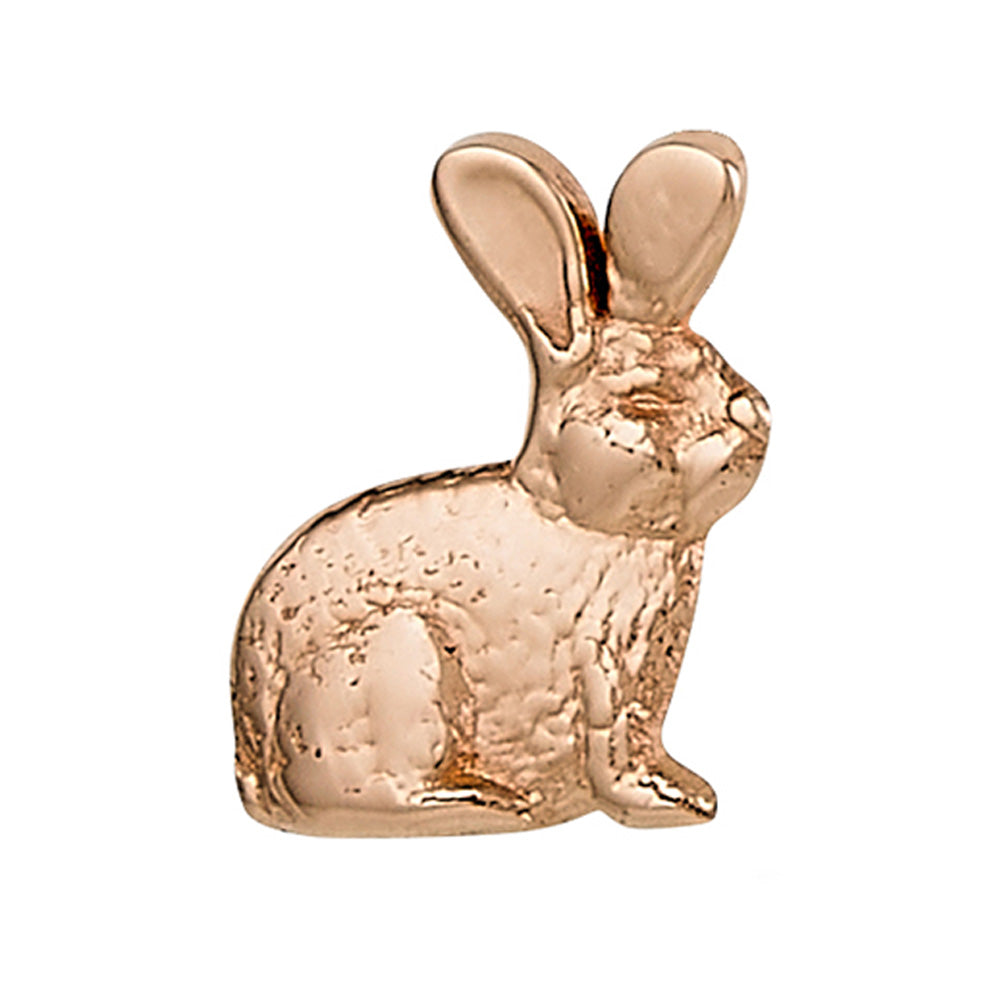 Bunny Threaded End in Gold