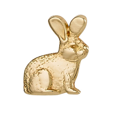 Bunny Threaded End in Gold