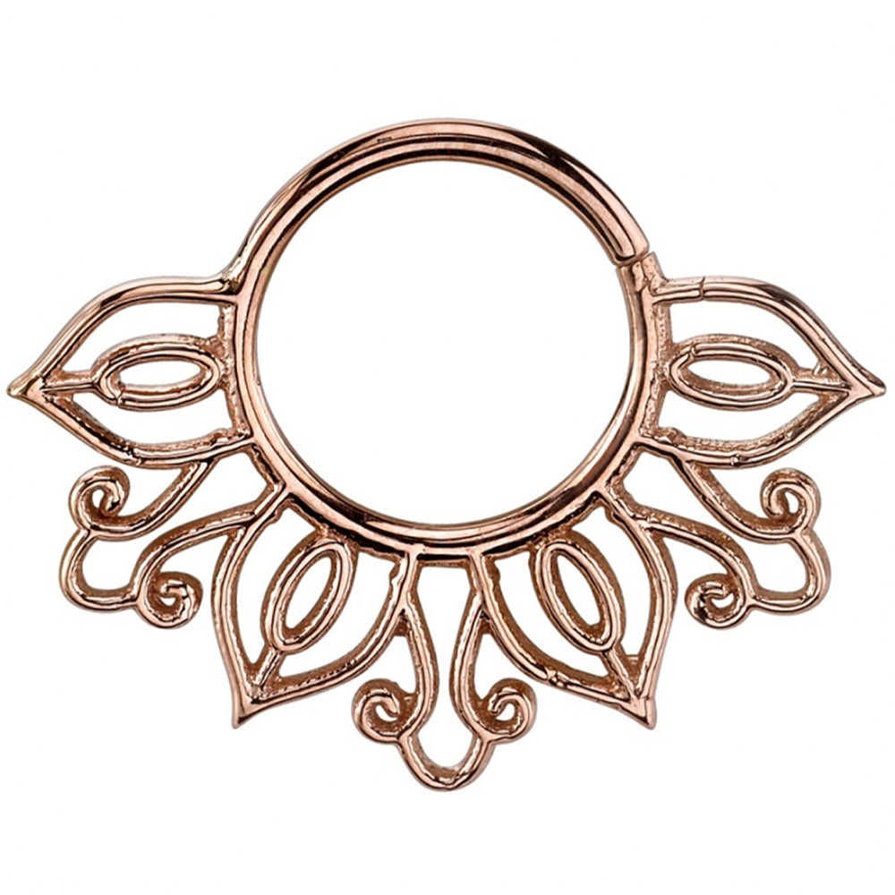 "Azalea" Hinge Ring in Gold