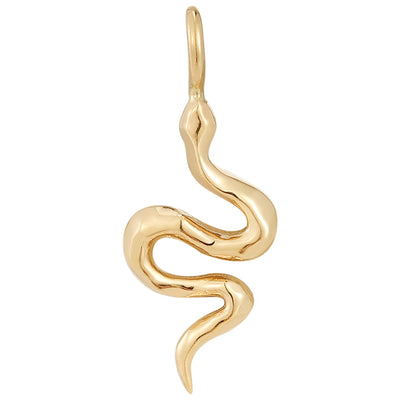 Serpent Charm in Gold