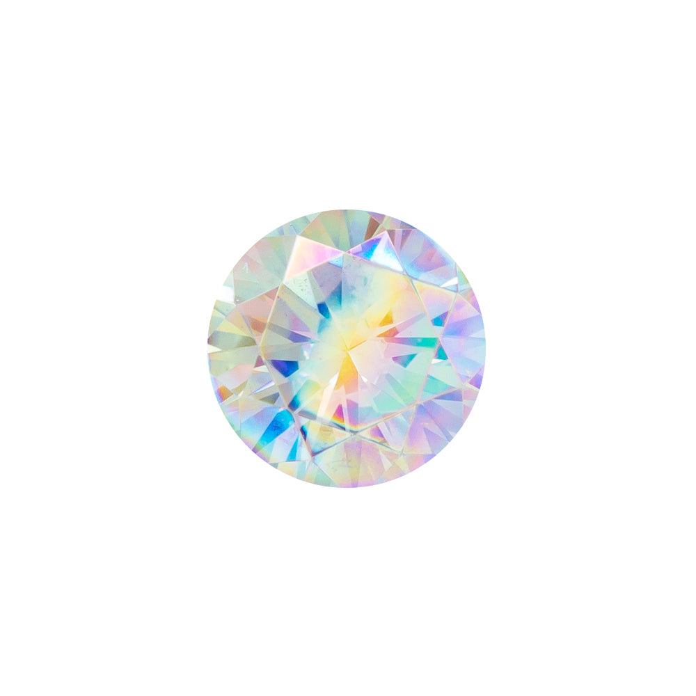 Prong-set Faceted Gem Nostril Screw