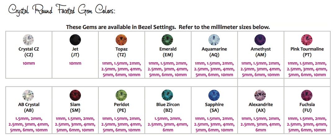 Demi Bezel-Set Crystal Nostril Screw