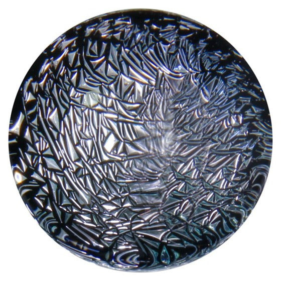 Fused Dichroic Glass Teardrop Plugs