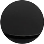 Martele Glass Solid Plugs - Black